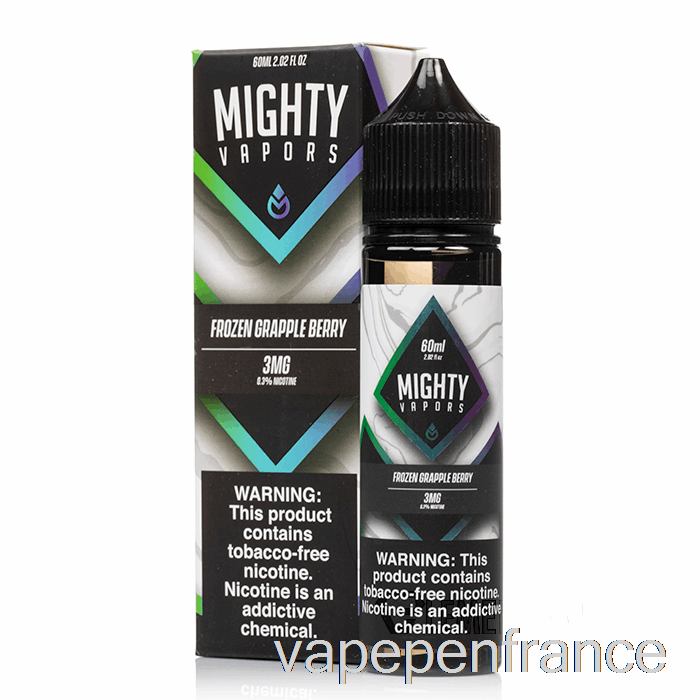 Grappin Surgelé - Vapeurs Puissantes - Stylo Vape 60 Ml 3 Mg